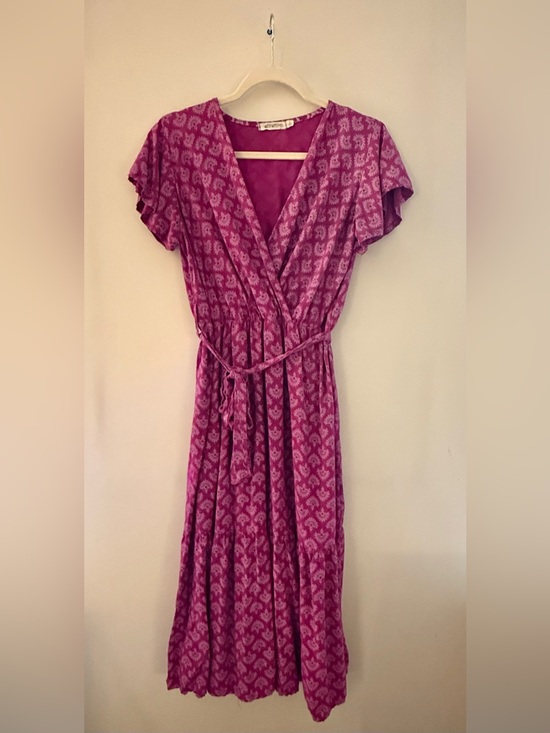 Attrattivo Dresses & Skirts - Attrattivo Purple Pink Midi Dress, Size Large IT 42 London Boutique